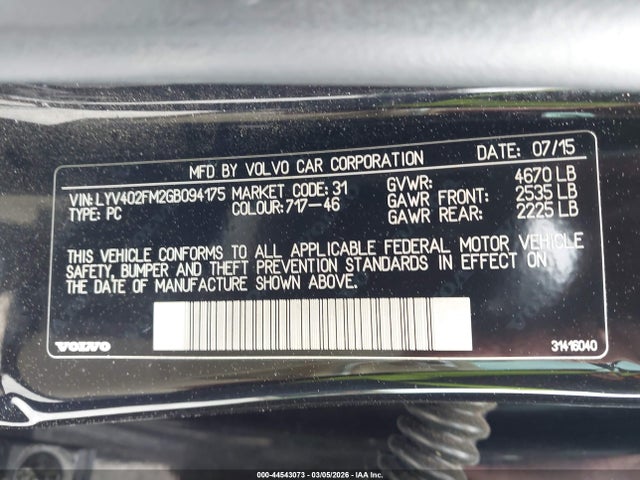 2016 VOLVO S60 INSCRIPTION LYV402FM2GB094175 Photo 8