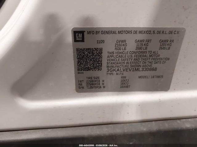 2021 GMC TERRAIN 3GKALVEV1ML330868 Photo 8