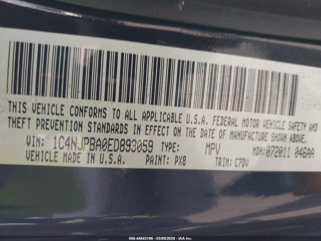 2014 JEEP PATRIOT 1C4NJPBA0ED893059 Photo 8