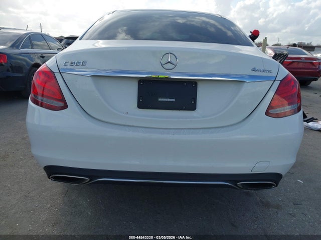 44543330 :رقم المزاد ، 55SWF4KBXFU025348 vin ، 2015 Mercedes-benz C 300 4matic مزاد بيع