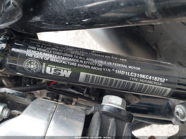 2019 HARLEY-DAVIDSON XL1200 1HD1LC319KC418252 Photo 9