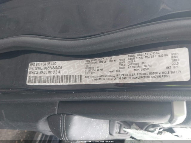 2023 JEEP GRAND CHEROKEE 1C4RJHBG8P8847406 Photo 8