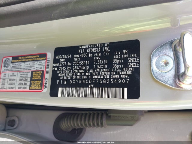 2025 KIA SPORTAGE 5XYK6CDF7SG254907 Photo 8