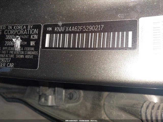 Продажа на аукционе авто 2015 Kia Forte Lx, vin: KNAFX4A62F5290217, номер лота: 44543521