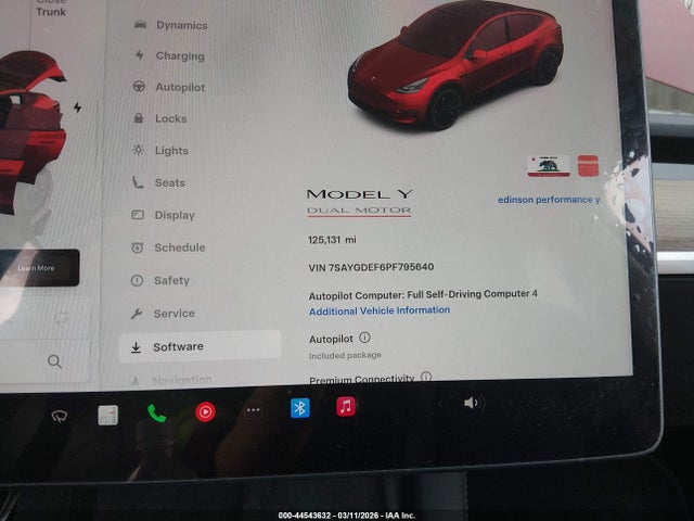 2023 TESLA MODEL Y 7SAYGDEF6PF795640 Photo 6