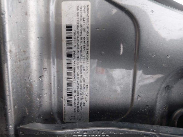 Aukcja sprzedaży 2011 Volkswagen Jetta Sportwagen 2.0l Tdi, vin: 3VWPL7AJ7BM609637, numer aukcji: 44543861