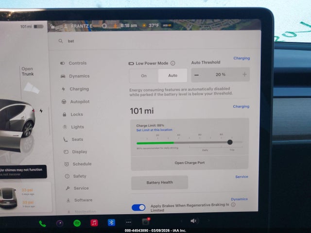 Продаж на аукціоні авто 2022 Tesla Model Y Long Range Dual Motor All-wheel Drive, vin: 7SAYGDEE0NF393780, номер лоту: 44543890