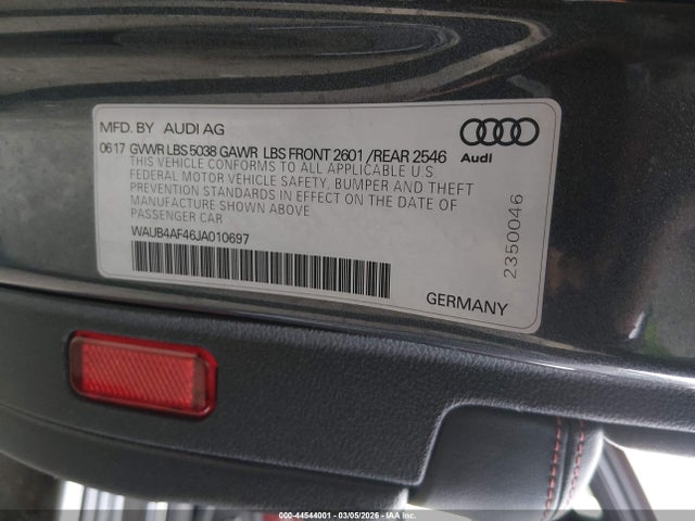 2018 AUDI S4 WAUB4AF46JA010697 Photo 8