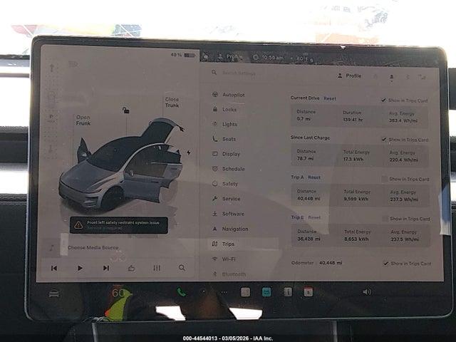 Продаж на аукціоні авто 2026 Tesla Model Y All-wheel Drive/long Range Launch Series/premium All-wheel Drive, vin: 7SAYGDEE9TF343067, номер лоту: 44544013