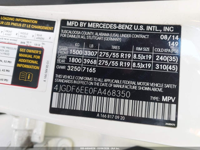 Mercedes-Benz Gl 450 4matic 2015 4JGDF6EE0FA468350 Image 9