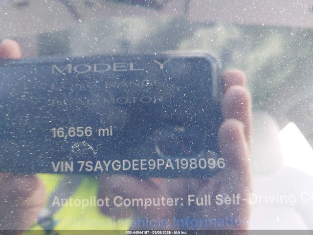 7SAYGDEE9PA198096 Tesla Model Y