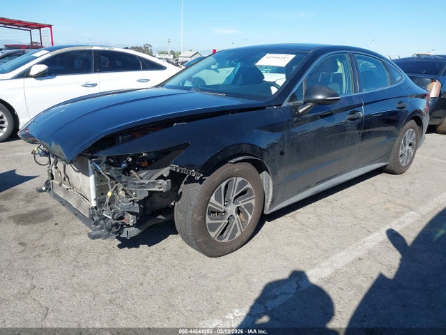 Hyundai Sonata Blue 2021 KMHL24JJ2MA018260 Image 2