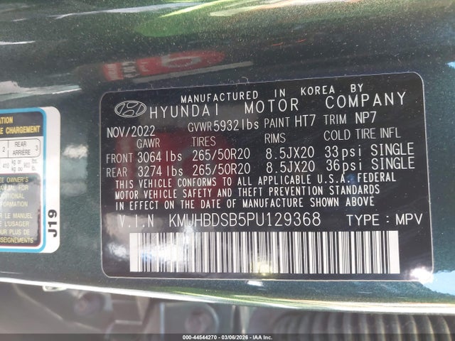 Genesis Gv80 2.5t Awd 2023 KMUHBDSB5PU129368 Image 9