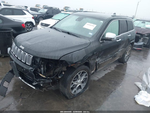 44544355 :رقم المزاد ، 1C4RJECG8LC106077 vin ، 2020 Jeep Grand Cherokee Overland 4x2 مزاد بيع