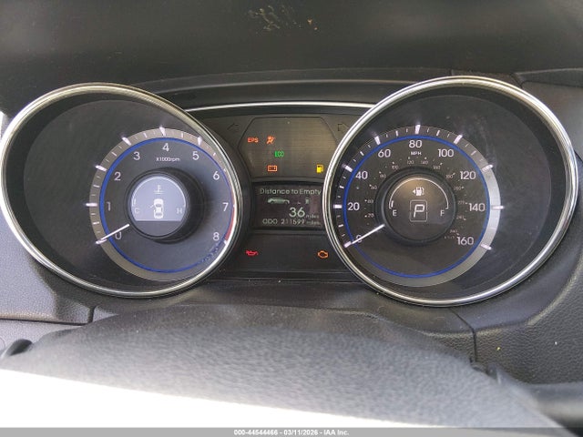 Aukcja sprzedaży 2012 Hyundai Sonata Gls, vin: 5NPEB4ACXCH311247, numer aukcji: 44544466
