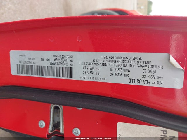 Dodge Charger Sxt Rwd 2019 2C3CDXBG3KH736552 Image 9