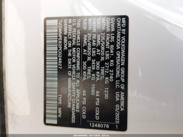 1V2WNPE82PC024827 Volkswagen Id.4 Awd Pro S