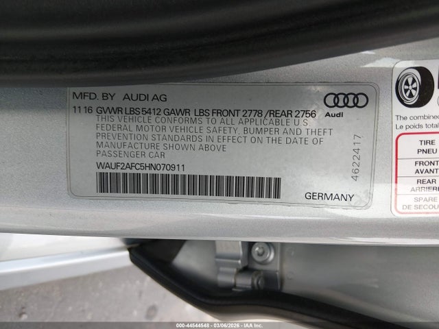 2017 AUDI A6 WAUF2AFC5HN070911 Photo 8