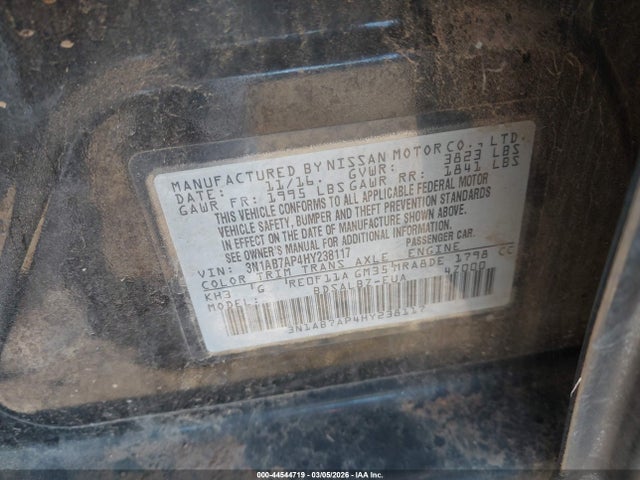 Nissan SENTRA S 2017 3N1AB7AP4HY238117 Image 9