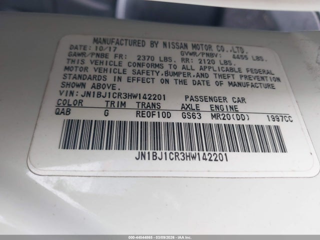 2017 NISSAN ROGUE SPORT JN1BJ1CR3HW142201 Photo 8