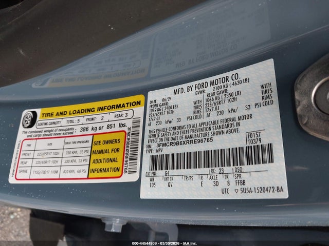 2024 FORD BRONCO SPORT 3FMCR9B6XRRE96765 Photo 8