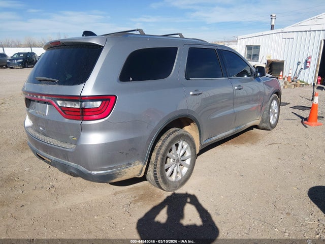 2015 Dodge Durango Sxt მანქანა იყიდება აუქციონზე, vin: 1C4RDJAG7FC843052, აუქციონის ნომერი: 44545046