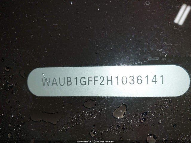 WAUB1GFF2H1036141 Audi S3 2.0t Premium Plus