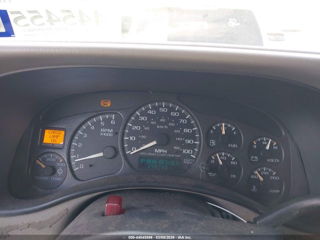 Продаж на аукціоні авто 2002 Gmc Sierra 1500hd Sle, vin: 1GTGC13U02F145047, номер лоту: 44545596