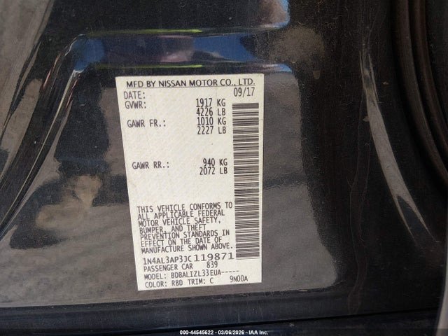 2018 NISSAN ALTIMA 1N4AL3AP3JC119871 Photo 8