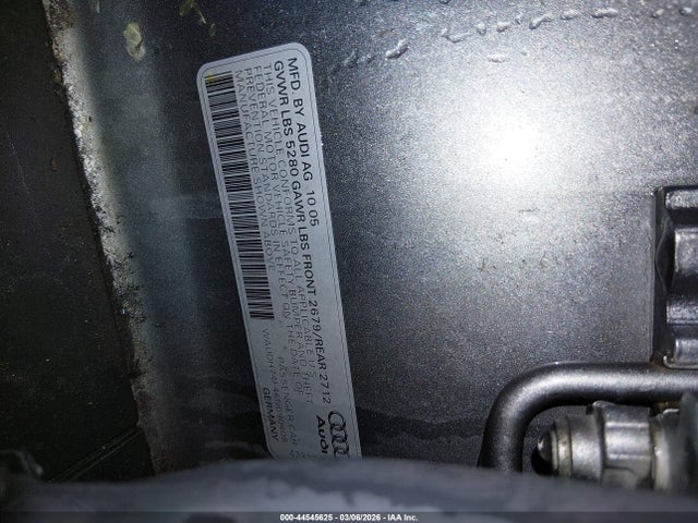 Aukcja sprzedaży 2006 Audi A6 3.2, vin: WAUDH74F46N090408, numer aukcji: 44545625