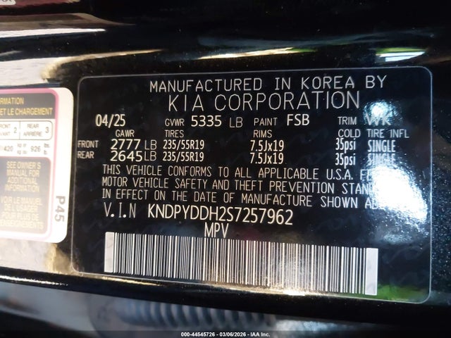KNDPYDDH2S7257962 KIA Sportage Plug-in Hybrid X-line