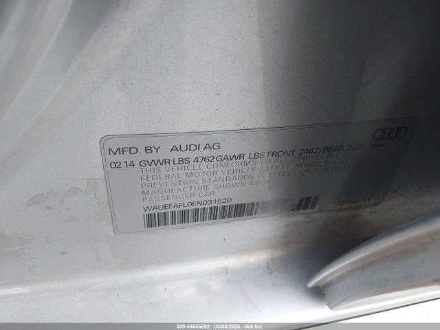 2014 AUDI A4 WAUEFAFL0EN031820 Photo 8