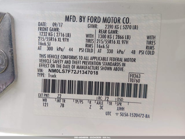 Ford Transit Connect Xlt 2018 NM0LS7F72J1347018 Image 9