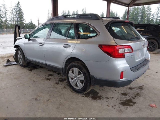 2015 Subaru Outback 2.5i მანქანა იყიდება აუქციონზე, vin: 4S4BSAAC0F3278692, აუქციონის ნომერი: 44546070