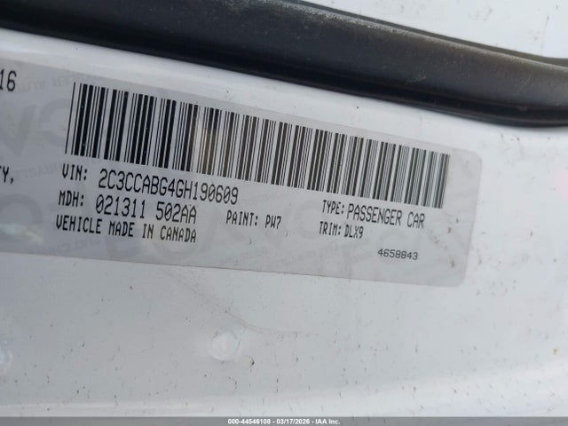 2016 Chrysler 300 300s მანქანა იყიდება აუქციონზე, vin: 2C3CCABG4GH190609, აუქციონის ნომერი: 44546108