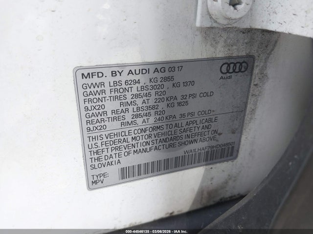 2017 AUDI Q7 WA1LHAF79HD048501 Photo 8