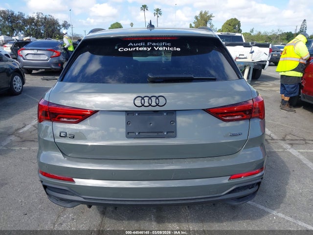44546145 :رقم المزاد ، WA1DECF31S1098288 vin ، 2025 Audi Q3 Premium 45 Tfsi S Line Quattro Tiptronic مزاد بيع