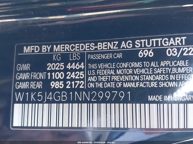 2022 MERCEDES-BENZ CLA 250 COUPE W1K5J4GB1NN299791 Photo 8