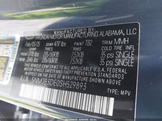 Hyundai TUCSON SEL 2025 5NMJB3DE0SH529893 Image 9