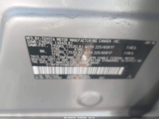Toyota RAV4 LE 2016 2T3BFREV4GW538559 Image 9