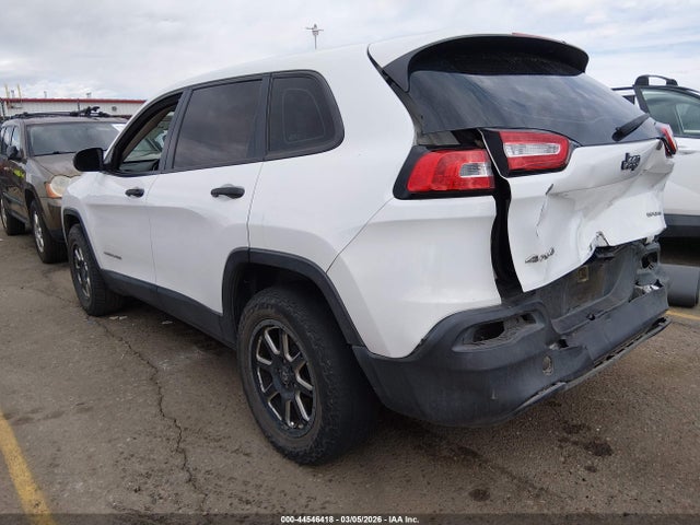 2017 Jeep Cherokee Sport მანქანა იყიდება აუქციონზე, vin: 1C4PJMAB6HW663925, აუქციონის ნომერი: 44546418