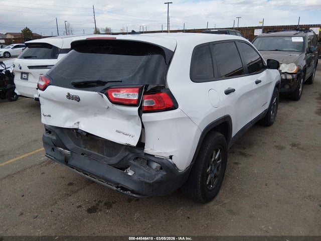 2017 Jeep Cherokee Sport მანქანა იყიდება აუქციონზე, vin: 1C4PJMAB6HW663925, აუქციონის ნომერი: 44546418