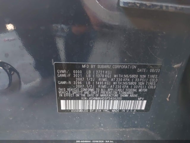 4S4WMAHD5P3456205 Subaru Ascent Onyx Edition 7-passenger