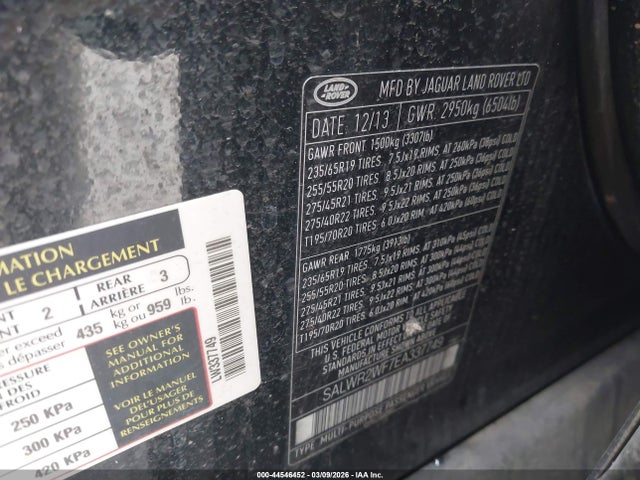 2014 LAND ROVER RANGE ROVER SPORT SALWR2WF7EA337749 Photo 8