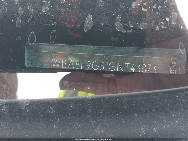 44546569 :رقم المزاد ، WBA8E9G51GNT43873 vin ، 2016 Bmw 328i مزاد بيع