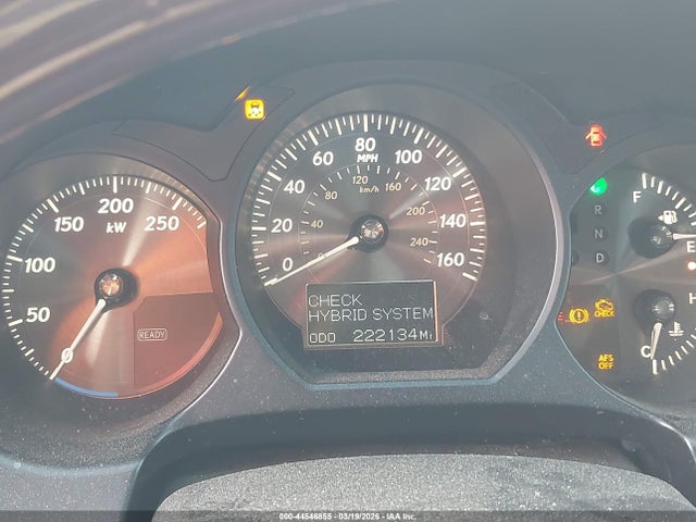 44546855 :رقم المزاد ، JTHBC96S095018168 vin ، 2009 Lexus Gs 450h مزاد بيع