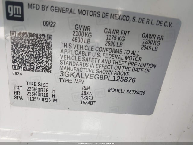 2023 GMC TERRAIN 3GKALVEG8PL125876 Photo 8