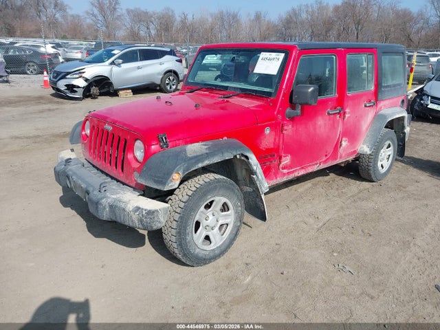 Продажа на аукционе авто 2016 Jeep Wrangler Unlimited Sport Rhd, vin: 1C4BJWKG4GL325598, номер лота: 44546975