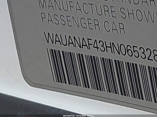 Aukcja sprzedaży 2017 Audi A4 2.0t Premium, vin: WAUANAF43HN065328, numer aukcji: 44547223