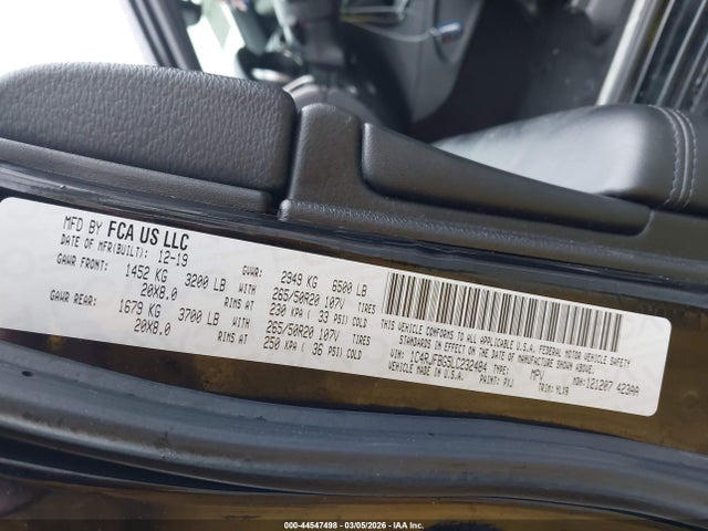 2020 JEEP GRAND CHEROKEE 1C4RJFBG5LC232484 Photo 8